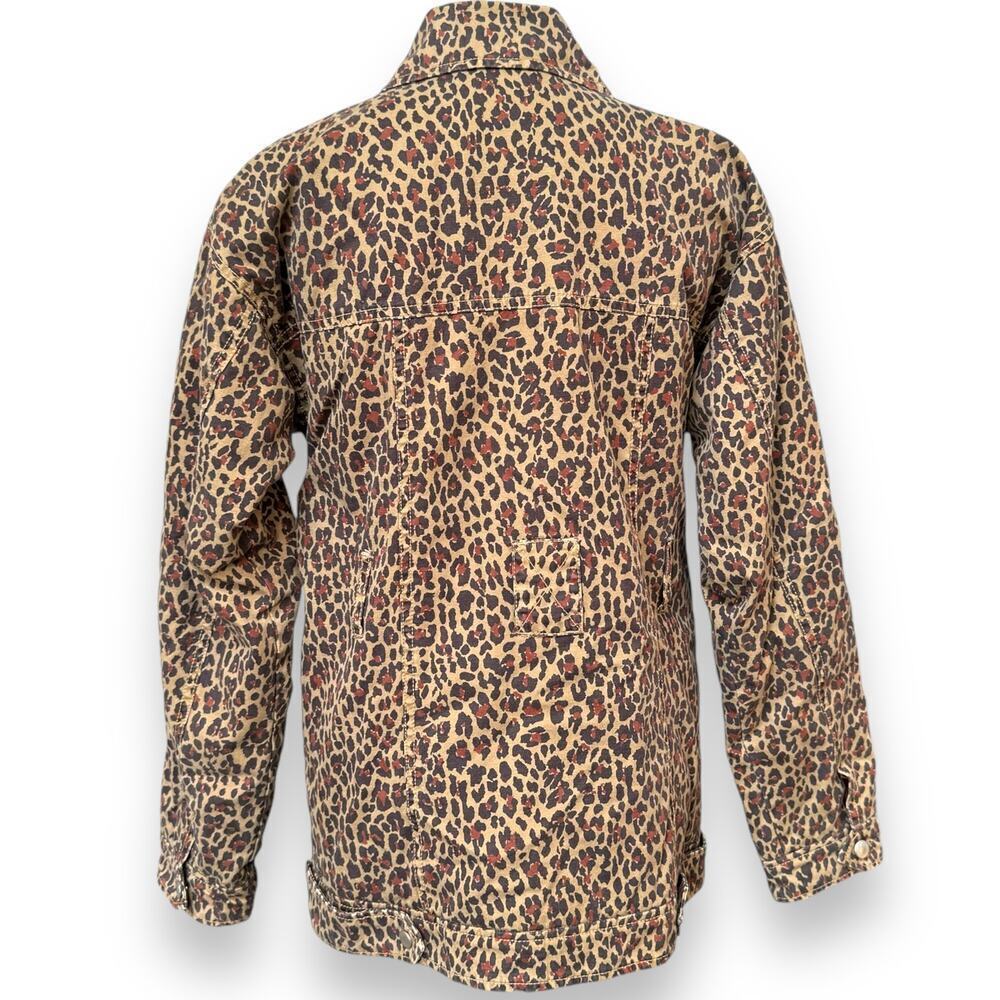 Marissa Webb Ellery Anorak Utility Jacket Khaki Leopard Women’s Small No Belt - Picture 8 of 14